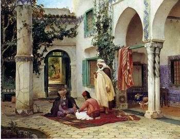 unknow artist Arab or Arabic people and life. Orientalism oil paintings 91 oil painting image